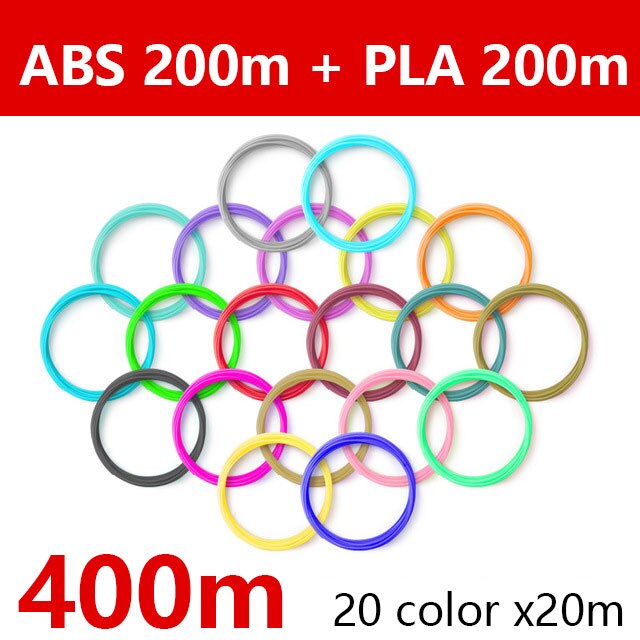 PLA 200 and ABS 200 m