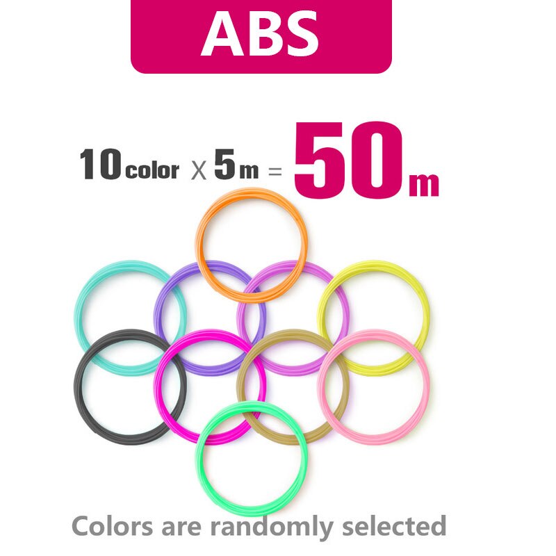 ABS 10 colors 50 m