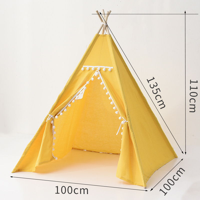 yellow tent
