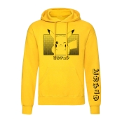 Unisex Hoodie Pokémon Pikachu Katakana Yellow XL